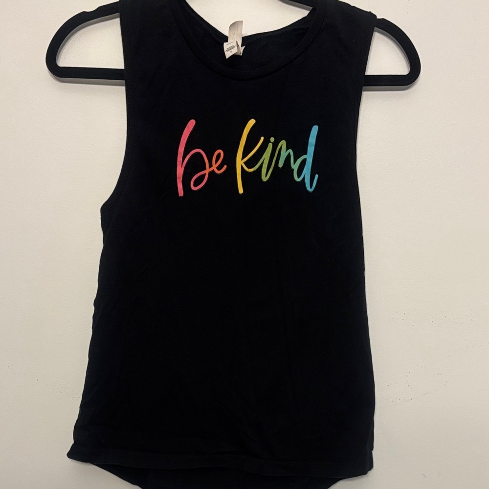 Black 'Be Kind' Tank Top